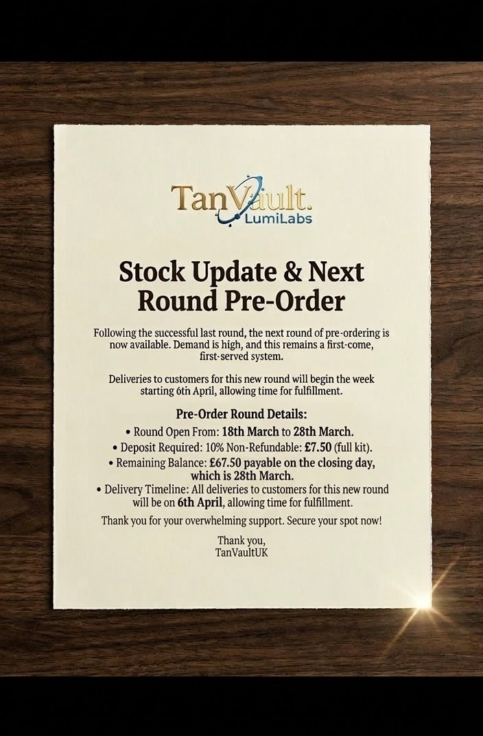 PRE ORDER FOR Deliveries on 6th April (Product R) ORDER 10% DEPOSIT 85/85 sold out