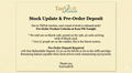 PRE ORDER FOR Deliveries week of 23rd March PRE ORDER 10% DEPOSIT 50 Units (SOLD OUT)
